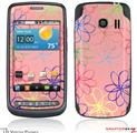 LG Vortex Skin Kearas Flowers on Pink