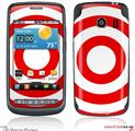 LG Vortex Skin Bullseye Red and White