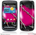 LG Vortex Skin Barbwire Heart Hot Pink