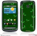 LG Vortex Skin Christmas Holly Leaves on Green