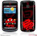 LG Vortex Skin Oriental Dragon Red on Black