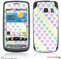 LG Vortex Skin Pastel Hearts on White