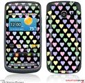 LG Vortex Skin Pastel Hearts on Black