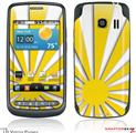 LG Vortex Skin Rising Sun Japanese Flag Yellow