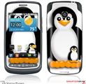 LG Vortex Skin Penguins on White