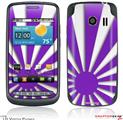 LG Vortex Skin Rising Sun Japanese Flag Purple