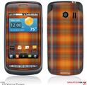 LG Vortex Skin Plaid Pumpkin Orange