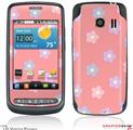 LG Vortex Skin Pastel Flowers on Pink