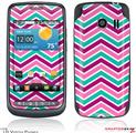 LG Vortex Skin Zig Zag Teal Pink Purple