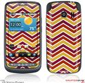 LG Vortex Skin Zig Zag Yellow Burgundy Orange