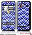 HTC Droid Incredible Skin Zig Zag Blues
