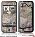 HTC Droid Incredible Skin Pastel Abstract Gray and Purple