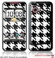 HTC Droid Incredible Skin Houndstooth Black and White