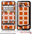 HTC Droid Incredible Skin Squared Burnt Orange