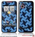 HTC Droid Incredible Skin Retro Houndstooth Blue
