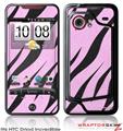 HTC Droid Incredible Skin - Zebra Skin Pink