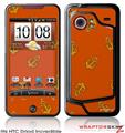 HTC Droid Incredible Skin Anchors Away Burnt Orange