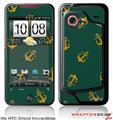 HTC Droid Incredible Skin Anchors Away Hunter Green