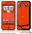 HTC Droid Incredible Skin Anchors Away Red