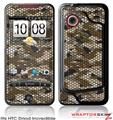 HTC Droid Incredible Skin HEX Mesh Camo 01 Brown