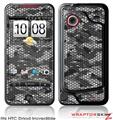 HTC Droid Incredible Skin HEX Mesh Camo 01 Gray
