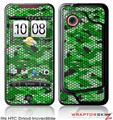 HTC Droid Incredible Skin HEX Mesh Camo 01 Green Bright