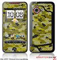 HTC Droid Incredible Skin HEX Mesh Camo 01 Yellow