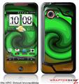 HTC Droid Incredible Skin - Alecias Swirl 01 Green