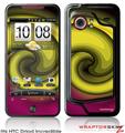 HTC Droid Incredible Skin - Alecias Swirl 01 Yellow