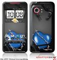 HTC Droid Incredible Skin - Barbwire Heart Blue