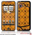 HTC Droid Incredible Skin - Halloween Skull and Bones