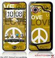 HTC Droid Incredible Skin - Love and Peace Yellow