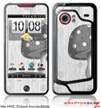 HTC Droid Incredible Skin - Mushrooms Gray