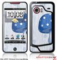 HTC Droid Incredible Skin - Mushrooms Blue