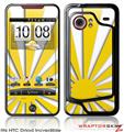 HTC Droid Incredible Skin - Rising Sun Japanese Flag Yellow