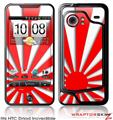 HTC Droid Incredible Skin - Rising Sun Japanese Flag Red
