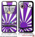 HTC Droid Incredible Skin - Rising Sun Japanese Flag Purple