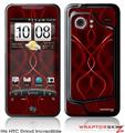 HTC Droid Incredible Skin - Abstract 01 Red