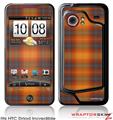 HTC Droid Incredible Skin - Plaid Pumpkin Orange