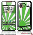 HTC Droid Incredible Skin - Rising Sun Japanese Flag Green