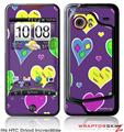 HTC Droid Incredible Skin - Crazy Hearts