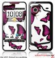 HTC Droid Incredible Skin - Butterflies Purple
