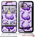HTC Droid Incredible Skin - Petals Purple