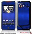 HTC Droid Incredible Skin - Brushed Metal Blue