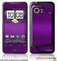 HTC Droid Incredible Skin - Brushed Metal Purple