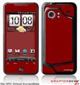 HTC Droid Incredible Skin - Solids Collection Red Dark