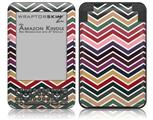 Zig Zag Colors 02 - Decal Style Skin fits Amazon Kindle 3 Keyboard (with 6 inch display)
