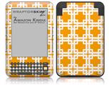 Boxed Orange - Decal Style Skin fits Amazon Kindle 3 Keyboard (with 6 inch display)