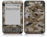 HEX Mesh Camo 01 Tan - Decal Style Skin fits Amazon Kindle 3 Keyboard (with 6 inch display)