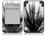 Lightning Black - Decal Style Skin fits Amazon Kindle 3 Keyboard (with 6 inch display)